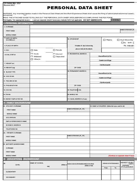 pds 212 revised 2017|Iba pa.